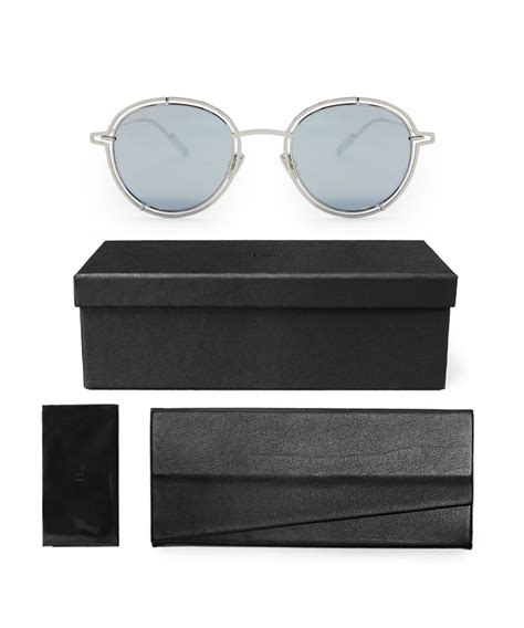 dior 0210s sunglasses|Dior Homme 0210S 010DC Palladium 0210S Round Sunglasses .